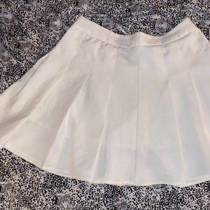 White skirt
